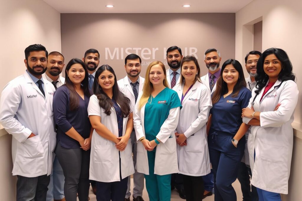 Mister Hair Clinic's team of hair transplant specialists in Bangalore