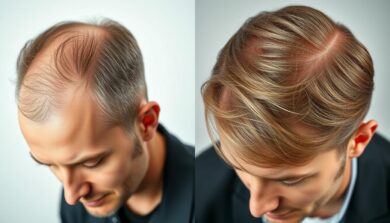 celebrity hair transplants before and after