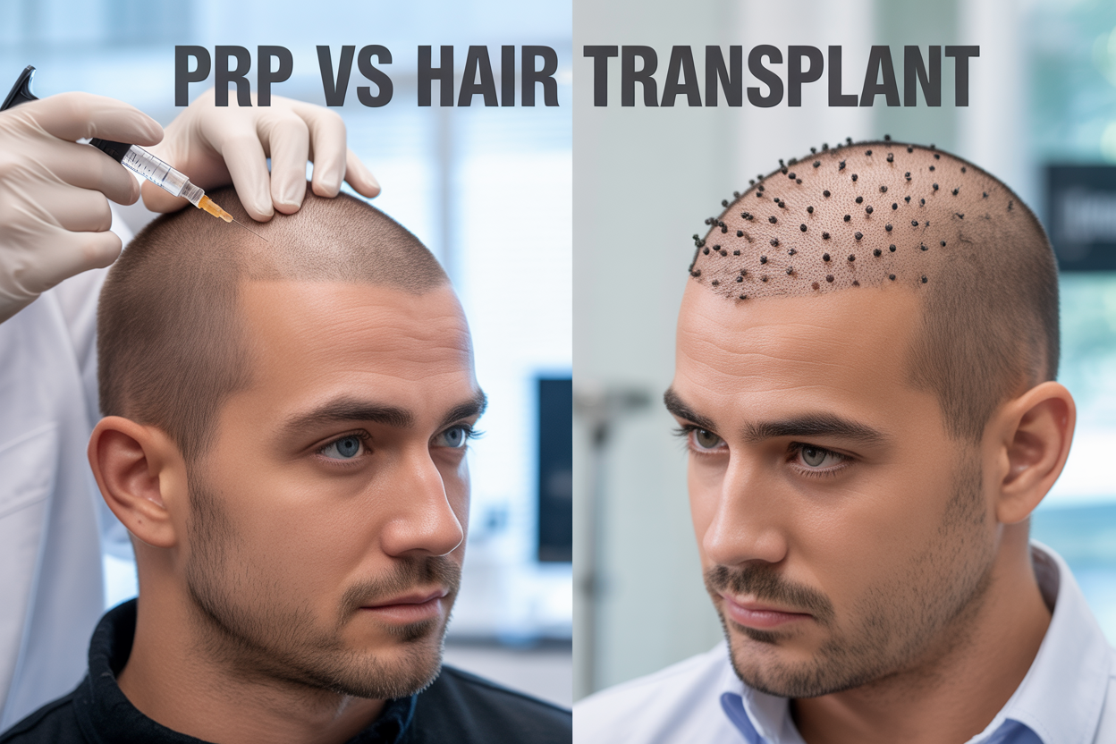 PRP vs. Hair Transplant