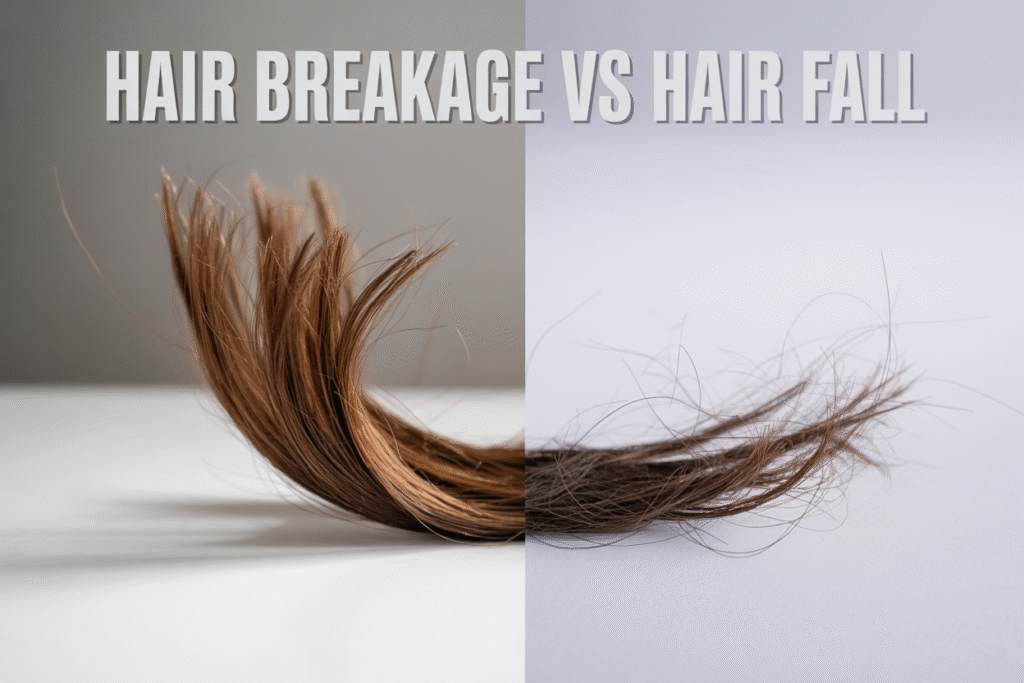Hair Breakage vs Hair Fall – 2025 |Mister Hair