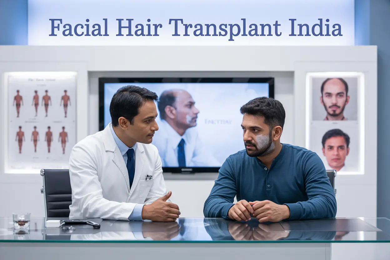 Facial Hair Transplant India | Mister Hair