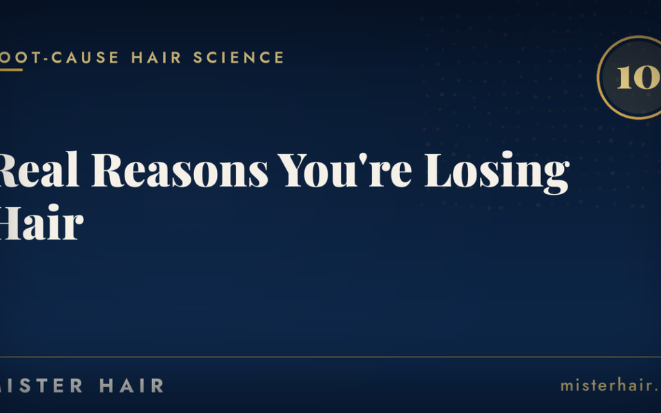 10 Real Reasons You’re Losing Hair (Backed by Root-Cause Analysis)