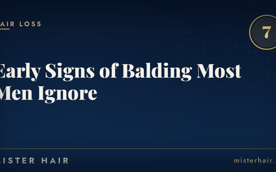 7 Early Signs of Balding Most Men Ignore