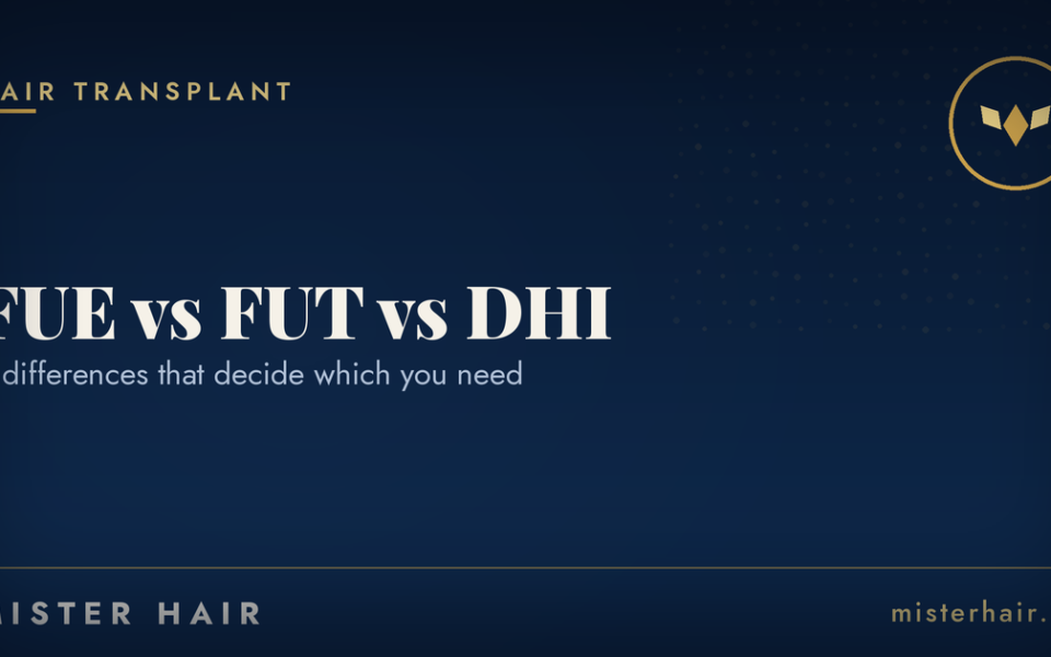 FUE vs FUT vs DHI: 5 Differences That Decide Which You Need